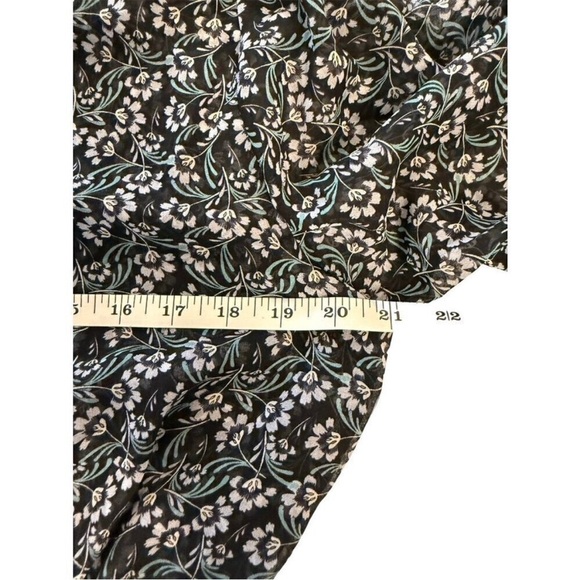 NWT MISA Los Angeles LORENA DRESS  Sapphire Ditzy Black & Green Floral‎ Size S - Picture 6 of 16